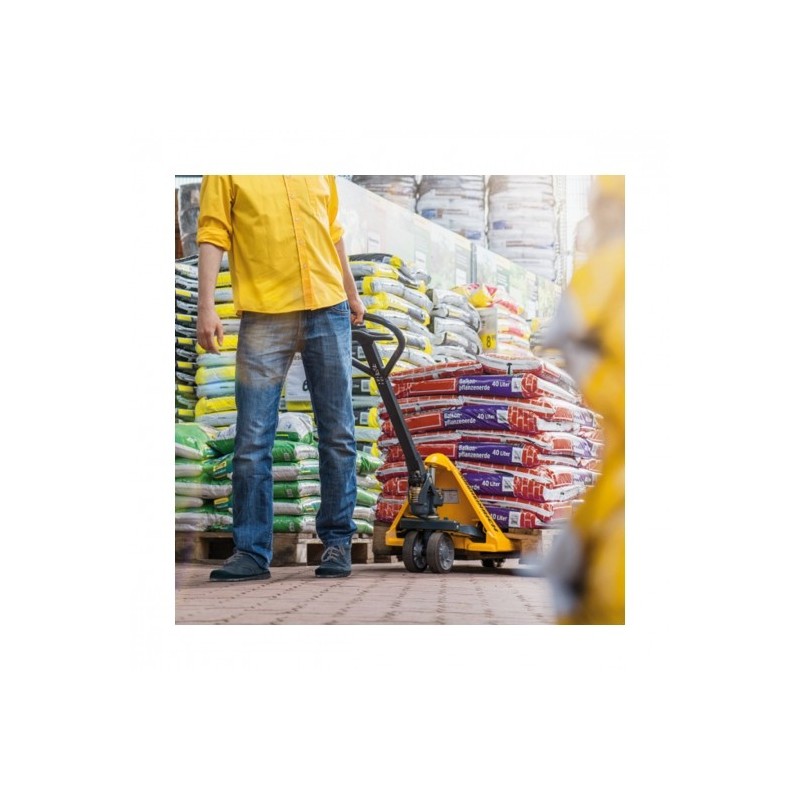 Transpaleta manual Jungheinrich - Modelo AM 22 - Versión angosta (520mm)