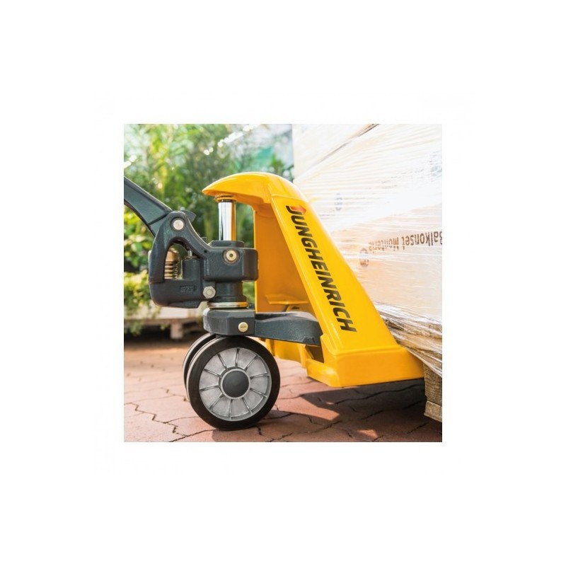 Transpaleta manual Jungheinrich - Modelo AM 22 - Versión angosta (520mm)